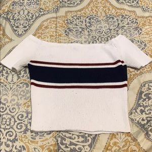 Charlotte Russe Off-The-Shoulder Top